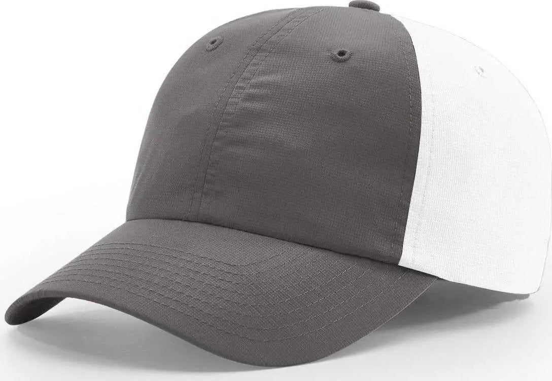 Richardson 220 Relaxed Lite Caps - Charcoal White - Dark Gray White / OSFM