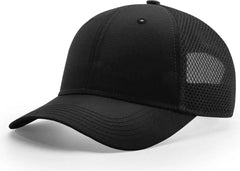 Richardson 222 Airmesh Lite Trucker Cap - Black White - Black White / OSFM