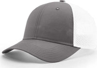 Richardson 222 Lite/Airmesh Trucker Caps Charcoal White Dark Gray White / OSFM