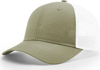 Richardson 222 Lite/Airmesh Trucker Caps - Slate White - Light Gray White / One Size Fits Most