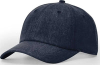 Richardson 224RE Recycled Performance Caps - Heather Light Navy - Navy / OSFM