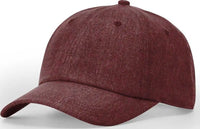 Richardson 224RE Recycled Performance Caps - Heather Maroon - Maroon / OSFM