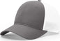 Richardson 227 Tech Mesh W/ Stretch Caps Charcoal White Dark Gray White / SM