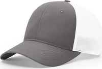 Richardson 227 Tech Mesh W/ Stretch Caps Charcoal White Dark Gray White / SM