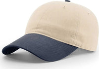 Richardson 232 Brushed Chino Caps - Stone Navy - Ivory Navy / OSFM