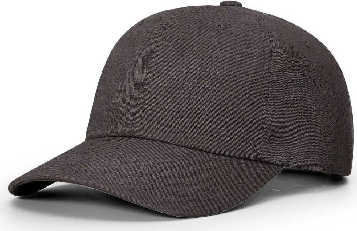 Richardson 252L Premium Linen Dad Hat Caps - Dark Charcoal - Dark Charcoal / OSFM