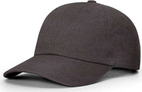 Richardson 252L Premium Linen Dad Hat Caps - Dark Charcoal - Dark Charcoal / OSFM
