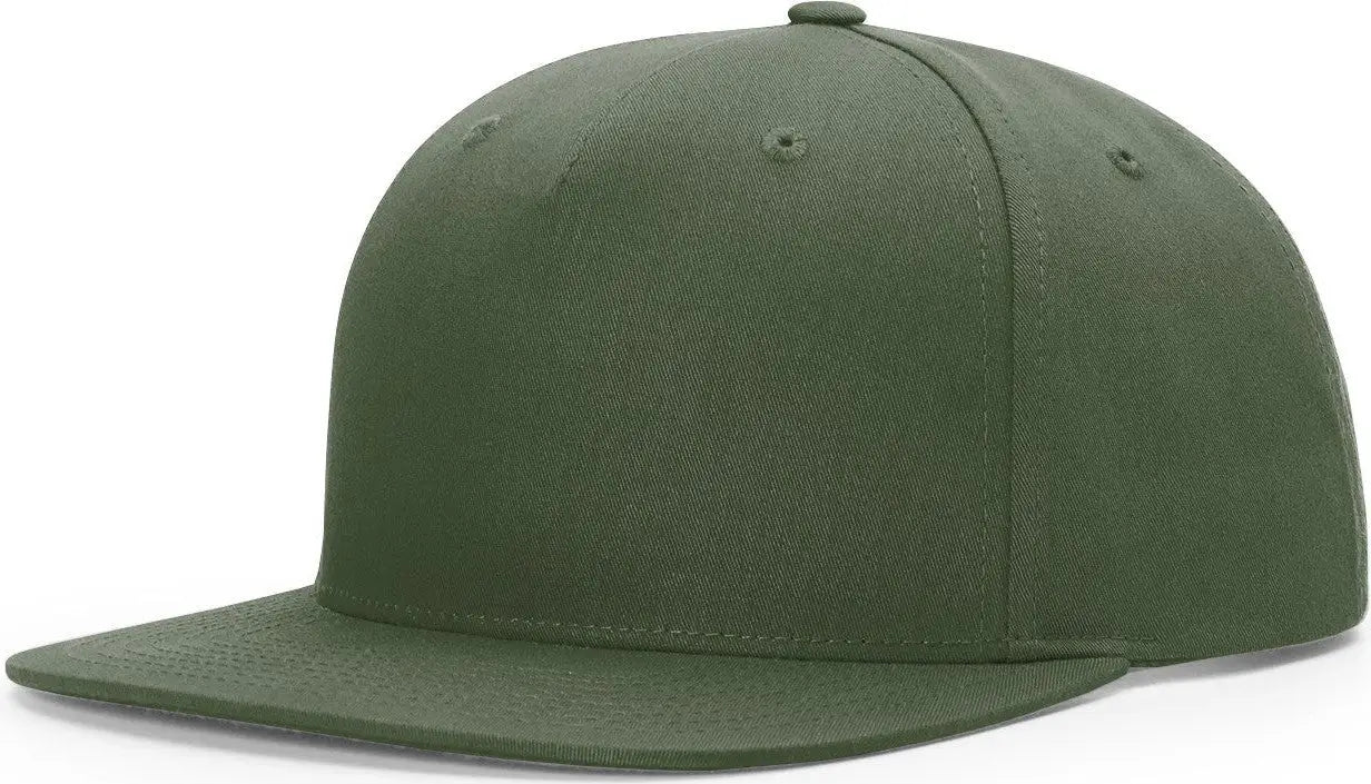 Richardson 255 Pinch Front Structured Snapback Cap - Army Olive - Olive / OSFM