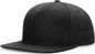 Richardson 255 Pinch Front Structured Snapback Cap - Black - Black / OSFM