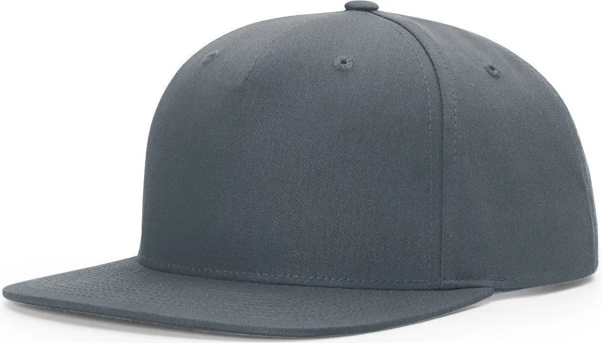 Richardson 255 Pinch Front Structured Snapback Cap - Flint Gray - Flint Gray / OSFM
