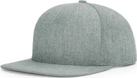 Richardson 255 Pinch Front Structured Snapback Cap - Heather Gray - Gray / OSFM