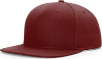 Richardson 255 Pinch Front Structured Snapback Caps Berry Red / OSFM