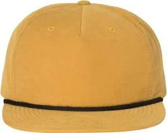 Richardson 256 Umpqua Snapback Caps - Biscuit Black - Tan Black / One Size Fits Most