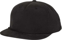Richardson 256 Umpqua Snapback Caps - Black Black - Black / OSFM