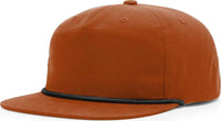 Richardson 256 Umpqua Snapback Caps - Dark Orange Black - Orange Black / OSFM