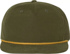 Richardson 256 Umpqua Snapback Caps - Loden Amber Gold - Dark Gray Gold / OSFM
