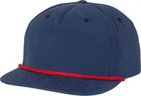 Richardson 256 Umpqua Snapback Caps - Navy Red - Navy Red / One Size Fits Most