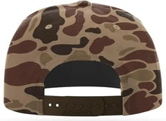 Richardson 256P Umpqua Printed Snapback Caps - Bark Duck Camo Brown Rope - Duck Camo Brown / OSFM