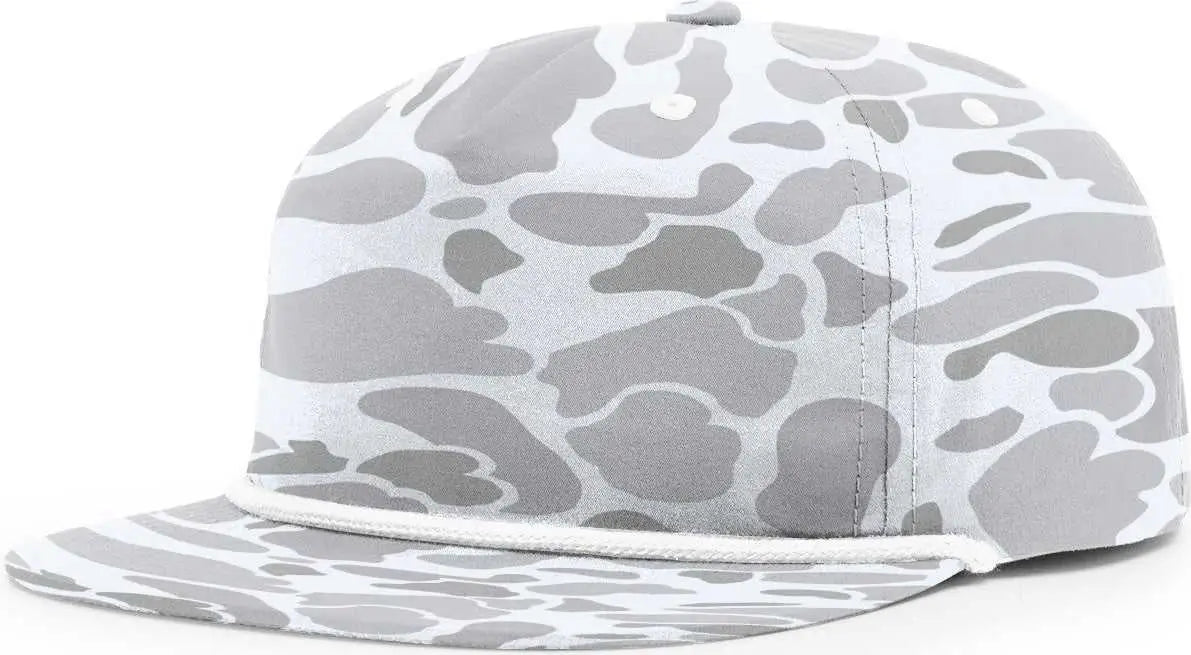 Richardson 256P Umpqua Printed Snapback Caps Blizzard Duck Camo White Rope Duck Camo White / One Size Fits Most