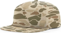 Richardson 256P Umpqua Printed Snapback Caps Harvest Duck Camo Light Brown Rope Duck Camo Brown / OSFM
