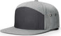 Richardson 257 7 Panel Twill Strapback Caps Charcoal Heather Grey Dark Gray Gray / OSFM