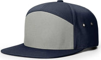Richardson 257 7 Panel Twill Strapback Caps Pigeon Navy Navy / OSFM