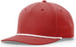 Richardson 258 5 Panel Classic Rope Cap - Red-White - Red-White / OSFM
