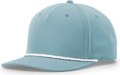 Richardson 258 5 Panel Classic Rope Cap - Smoke Blue-White - Blue-White / OSFM