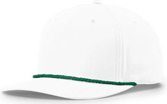 Richardson 258 5 Panel Classic Rope Cap - White-Kelly - White-Kelly / OSFM
