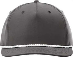 Richardson 258 Braided Performance Caps - Dark Grey White - Dark Gray White / One Size Fits Most