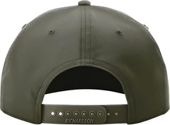 Richardson 258 Braided Performance Caps Dark Olive Green White Olive White / OSFM