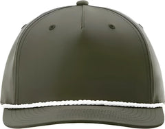Richardson 258 Braided Performance Caps Dark Olive Green White Olive White / OSFM