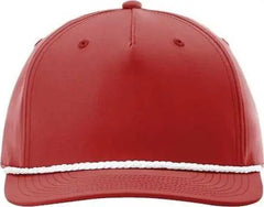 Richardson 258 Braided Performance Caps Red White Red White / OSFM