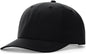 Richardson 262 Relaxed 6 Panel Snapback Cap - Black - Black / OSFM