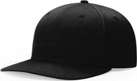 Richardson 312 Solid Twill Trucker Cap - Black - Black / OSFM