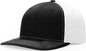 Richardson 312 Solid Twill Trucker Cap - Black White - Black White / OSFM