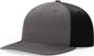 Richardson 312 Solid Twill Trucker Cap - Charcoal Black - Dark Gray Black / OSFM