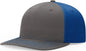 Richardson 312 Solid Twill Trucker Cap - Charcoal Royal - Dark Gray Royal / OSFM