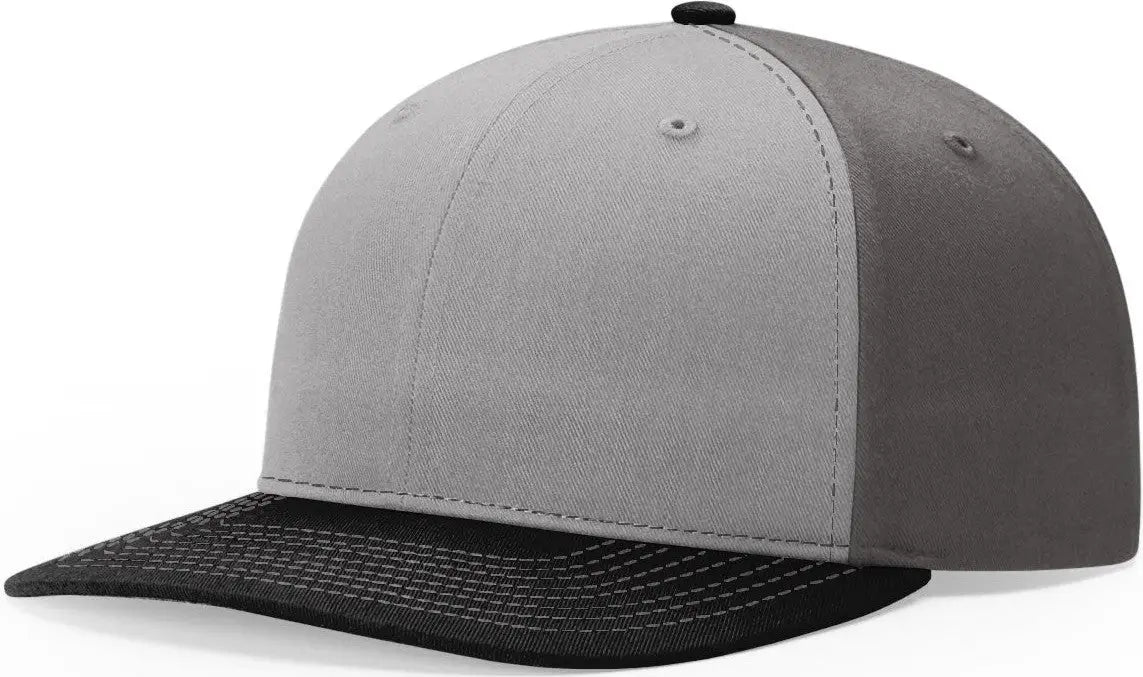 Richardson 312 Solid Twill Trucker Cap - Gray Charcoal Black - Gray Dark Gray Black / OSFM