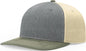 Richardson 312 Solid Twill Trucker Cap - Heather Gray Birch Loden - Gray Loden / OSFM