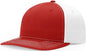 Richardson 312 Solid Twill Trucker Cap - Red White - Red White / OSFM