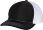 Richardson 312 Twill Back Trucker Caps - Black White - Black White / OSFM