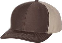 Richardson 312 Twill Back Trucker Caps - Brown Khaki - Brown Khaki / OSFM