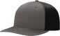 Richardson 312 Twill Back Trucker Caps Charcoal Black Dark Gray Black / OSFM