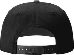 Richardson 312 Twill Back Trucker Caps Charcoal Black Dark Gray Black / OSFM