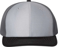 Richardson 312 Twill Back Trucker Caps Gray Charcoal Black Gray Dark Gray / OSFM
