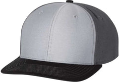 Richardson 312 Twill Back Trucker Caps Gray Charcoal Black Gray Dark Gray / OSFM