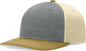 Richardson 312 Twill Back Trucker Caps Heather Grey Birch Amber Gold Gray Gold / OSFM
