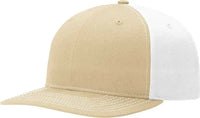 Richardson 312 Twill Back Trucker Caps - Khaki White - Khaki White / OSFM
