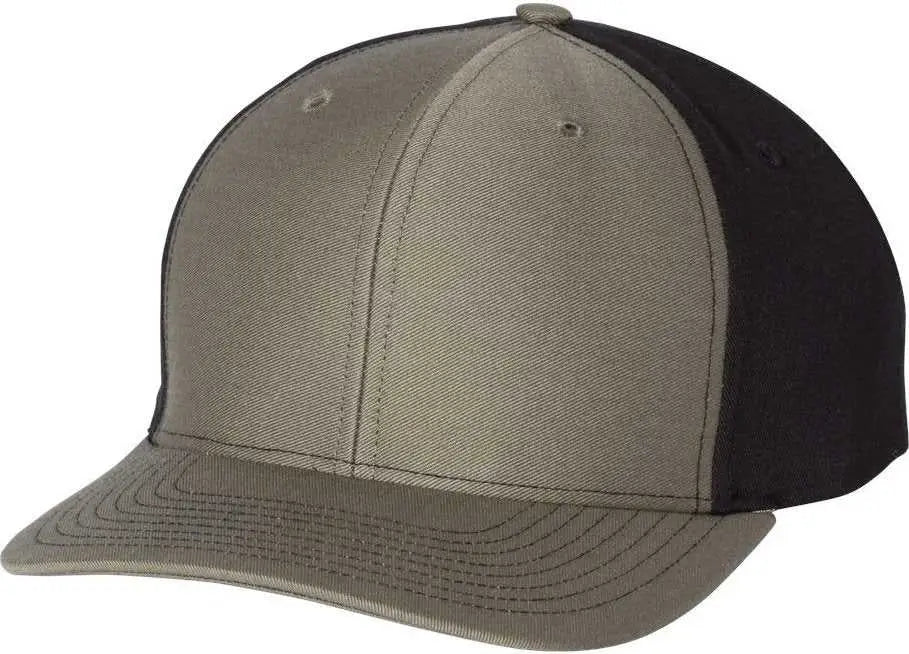 Richardson 312 Twill Back Trucker Caps - Loden Black - Dark Gray Black / OSFM